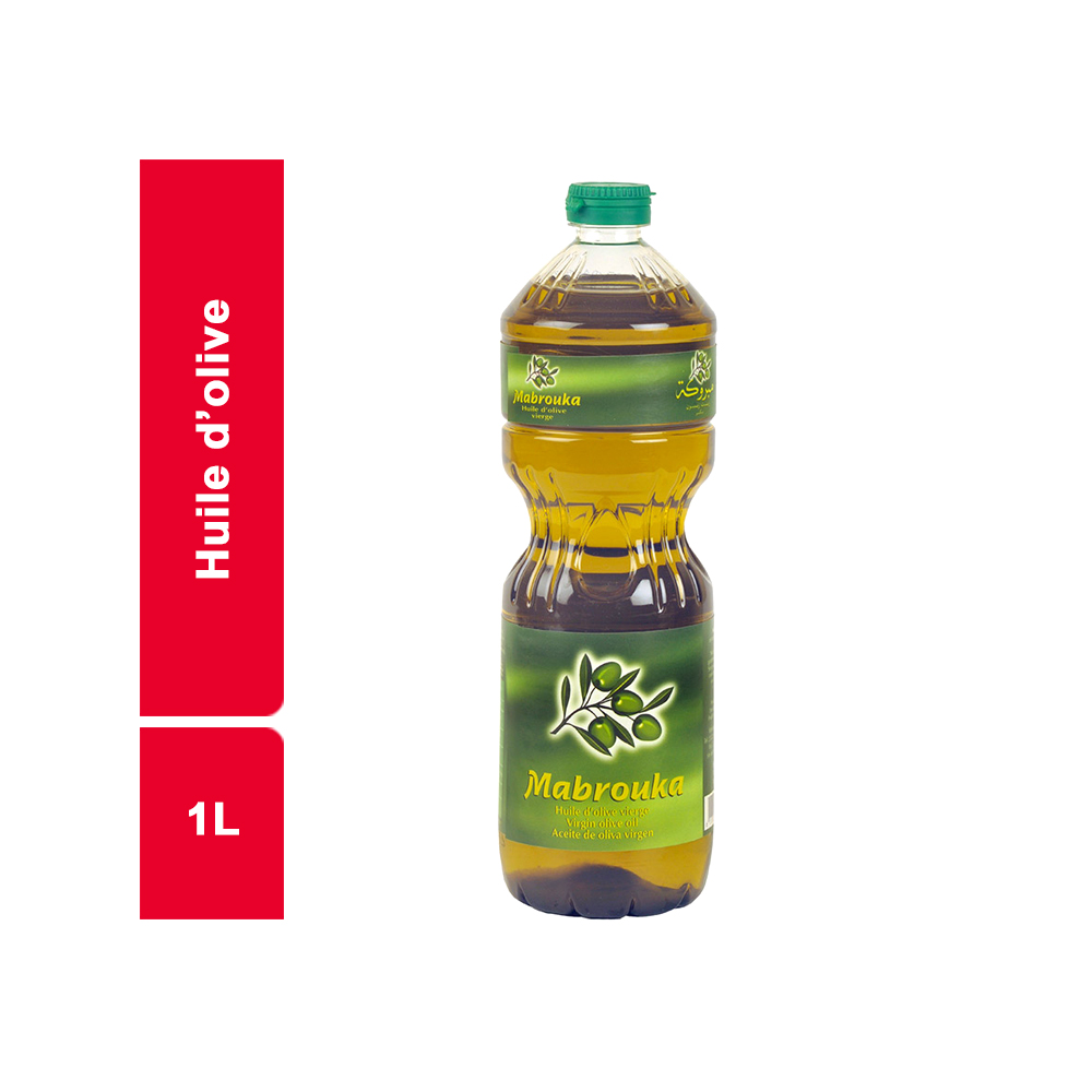 HUILE D'OLIVE MABROUKA BOUTEILLE 1 L 