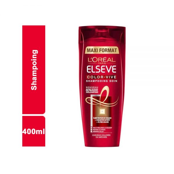SHAMPOING COLOR VIVE ELSEVE FLACON 400 ML