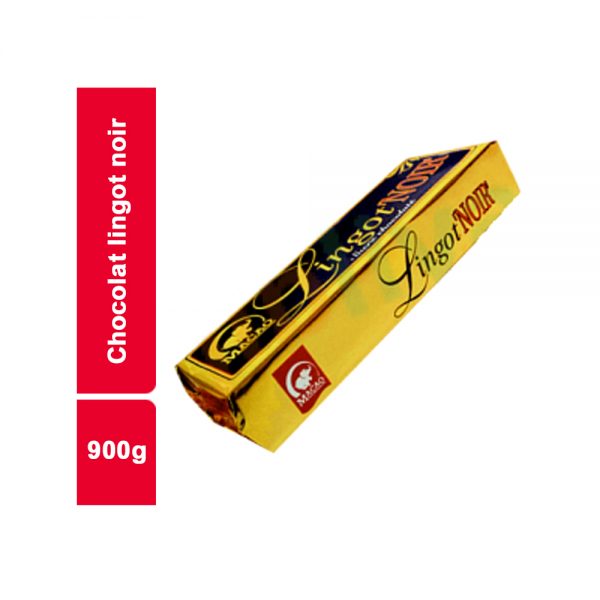 CHOCOLAT LINGOT NOIR MACAO PAQUET 900 GR