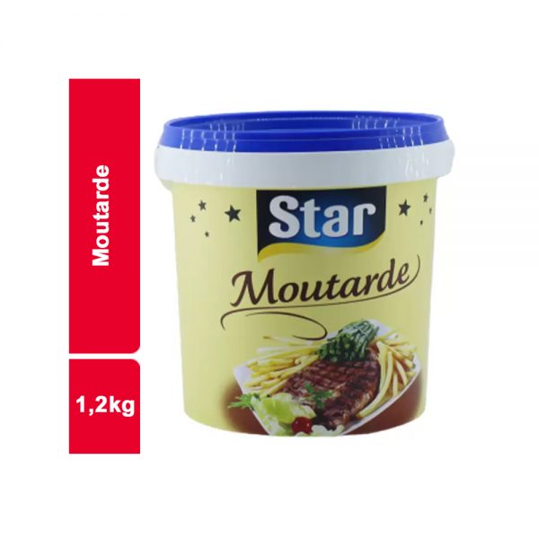 MOUTARDE STAR SEAU 1,2 KG