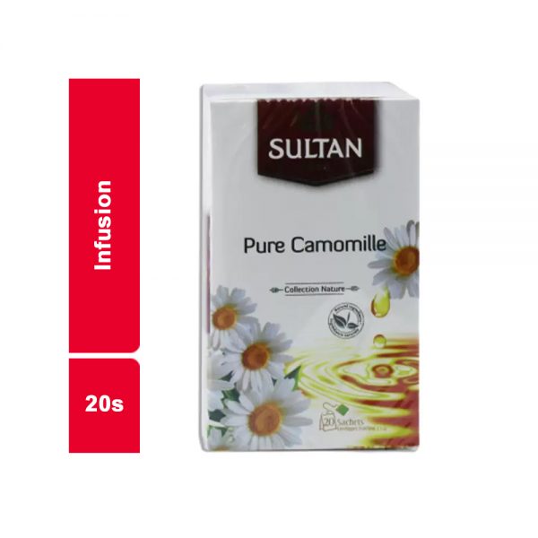INFUSION NATURE PURE CAMOMILLE SULTAN PAQUET 20 SACHETS