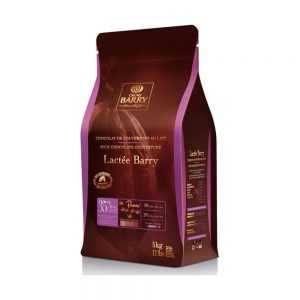 COUVERTURE LACTEE ALUNGA 41% CACAO BARRY...